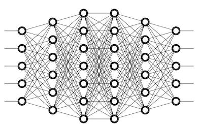 Simplified schematic diagram of an Artificial Neural Network.